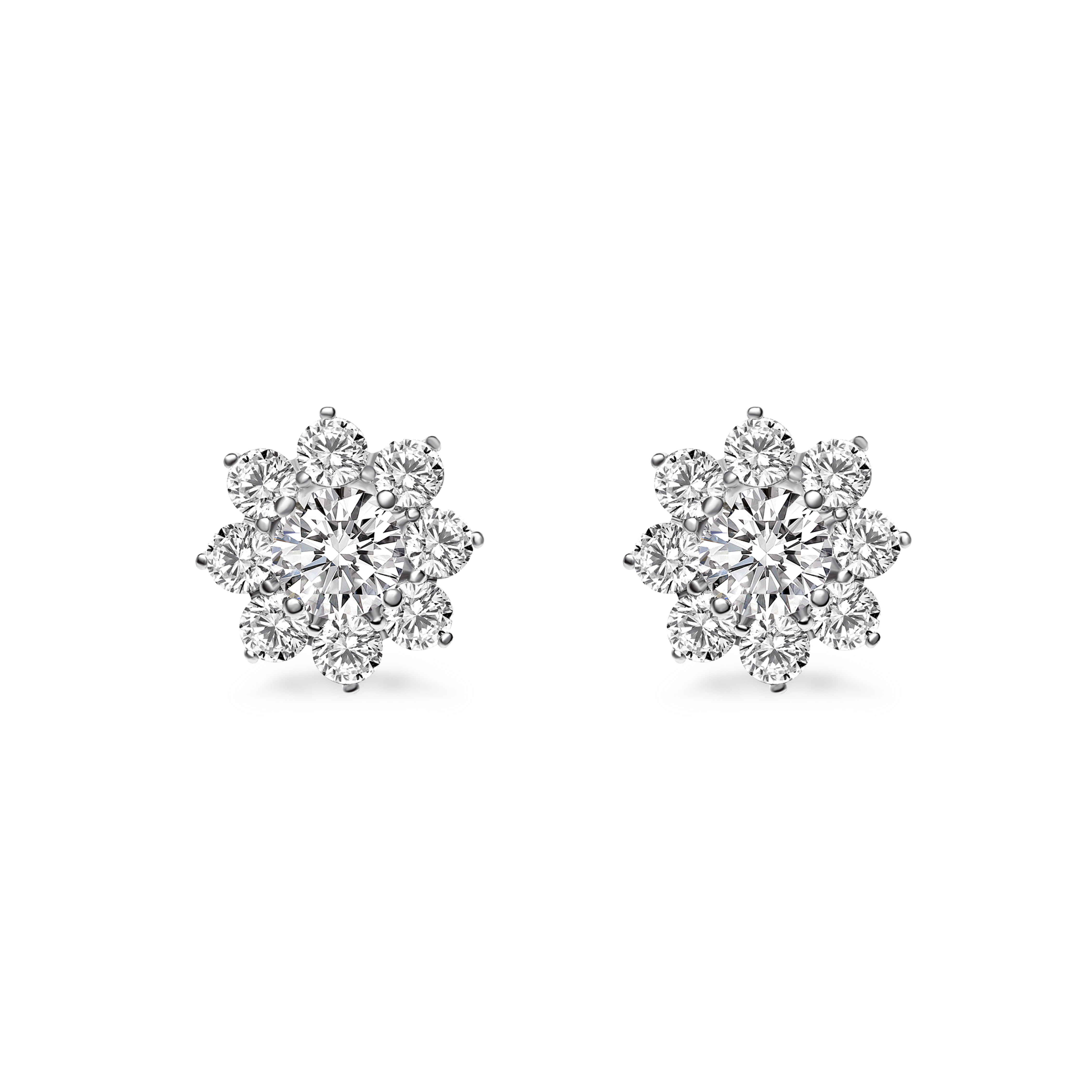 Fleur Diamond Bloom Earrings