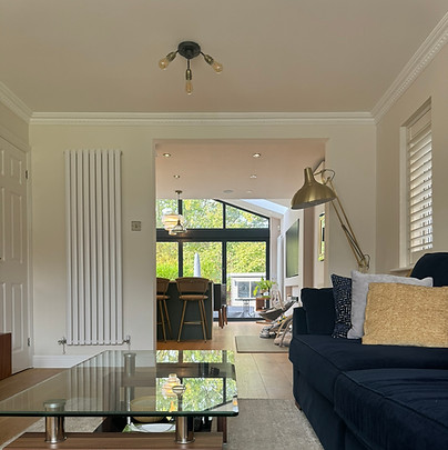 Extension exterior view