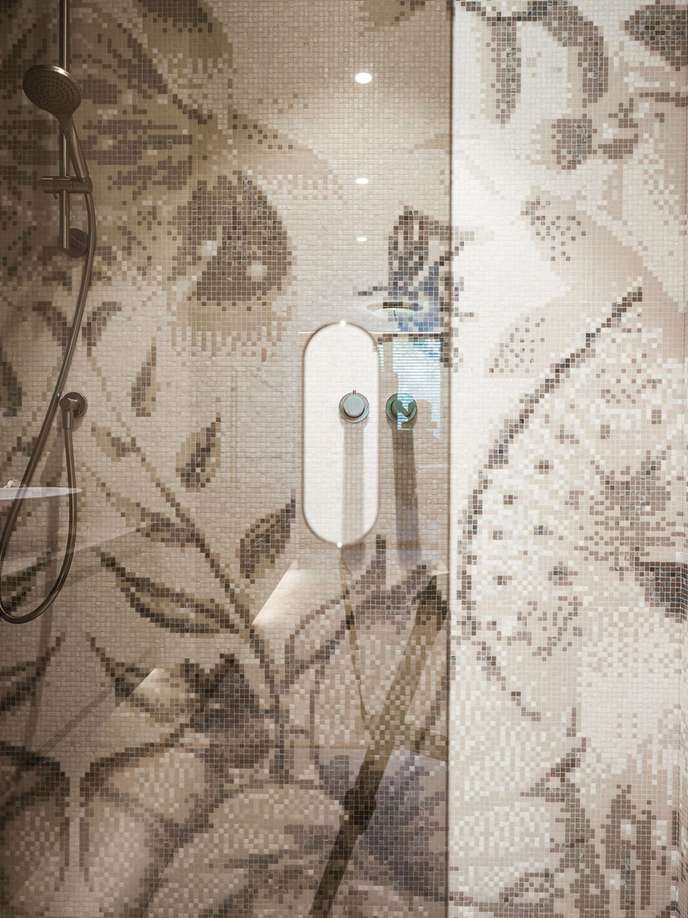 Detail mozaïek materiaal