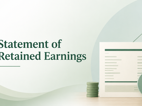 Statement of Retained Earnings
