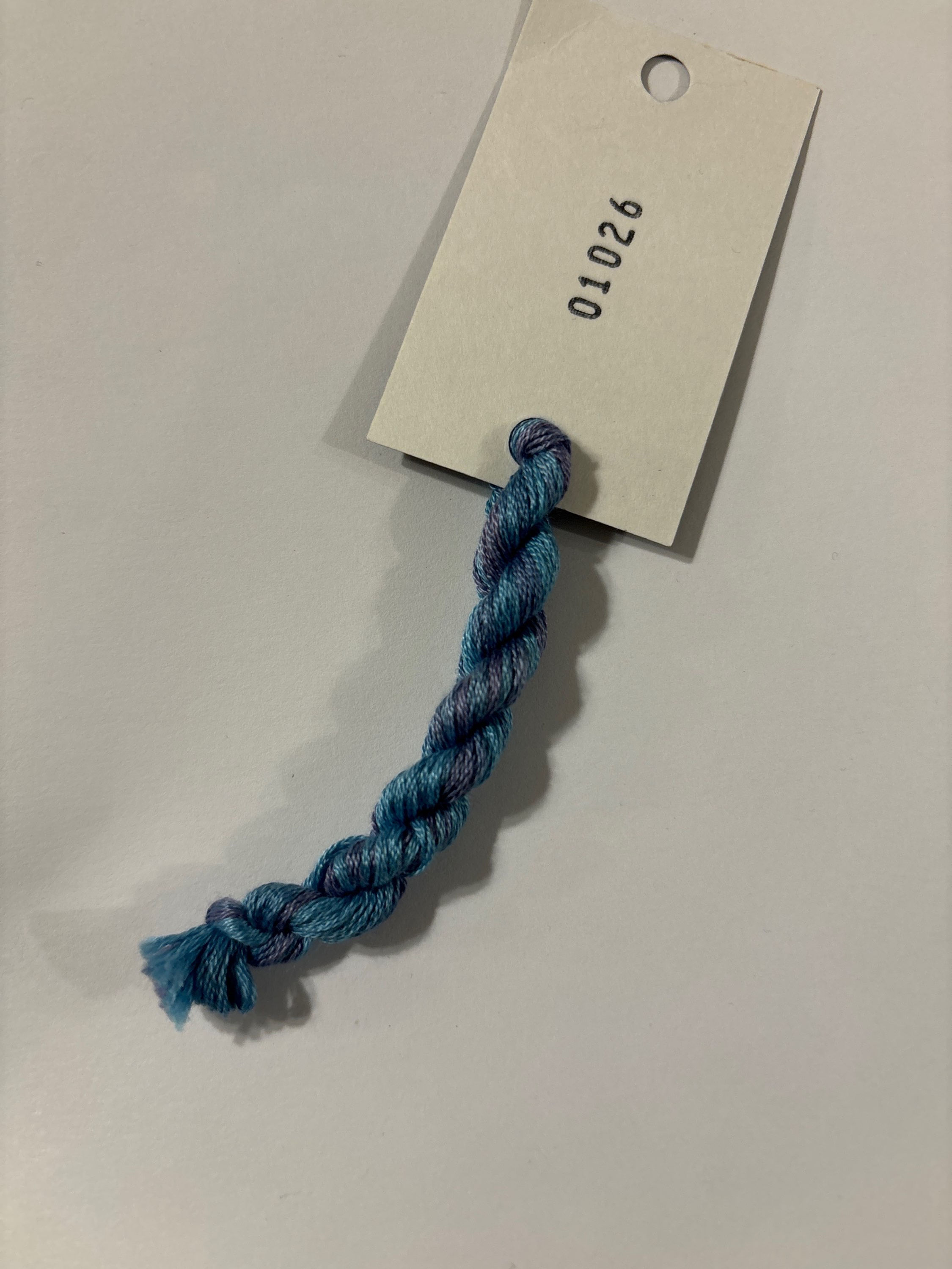 01026 AQUA BLUE Threadworx Floss 5 yards