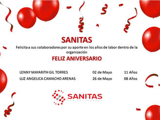 Aniversario Mayo