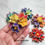 Thumbnail: Posie Brooch in Warm Colours
