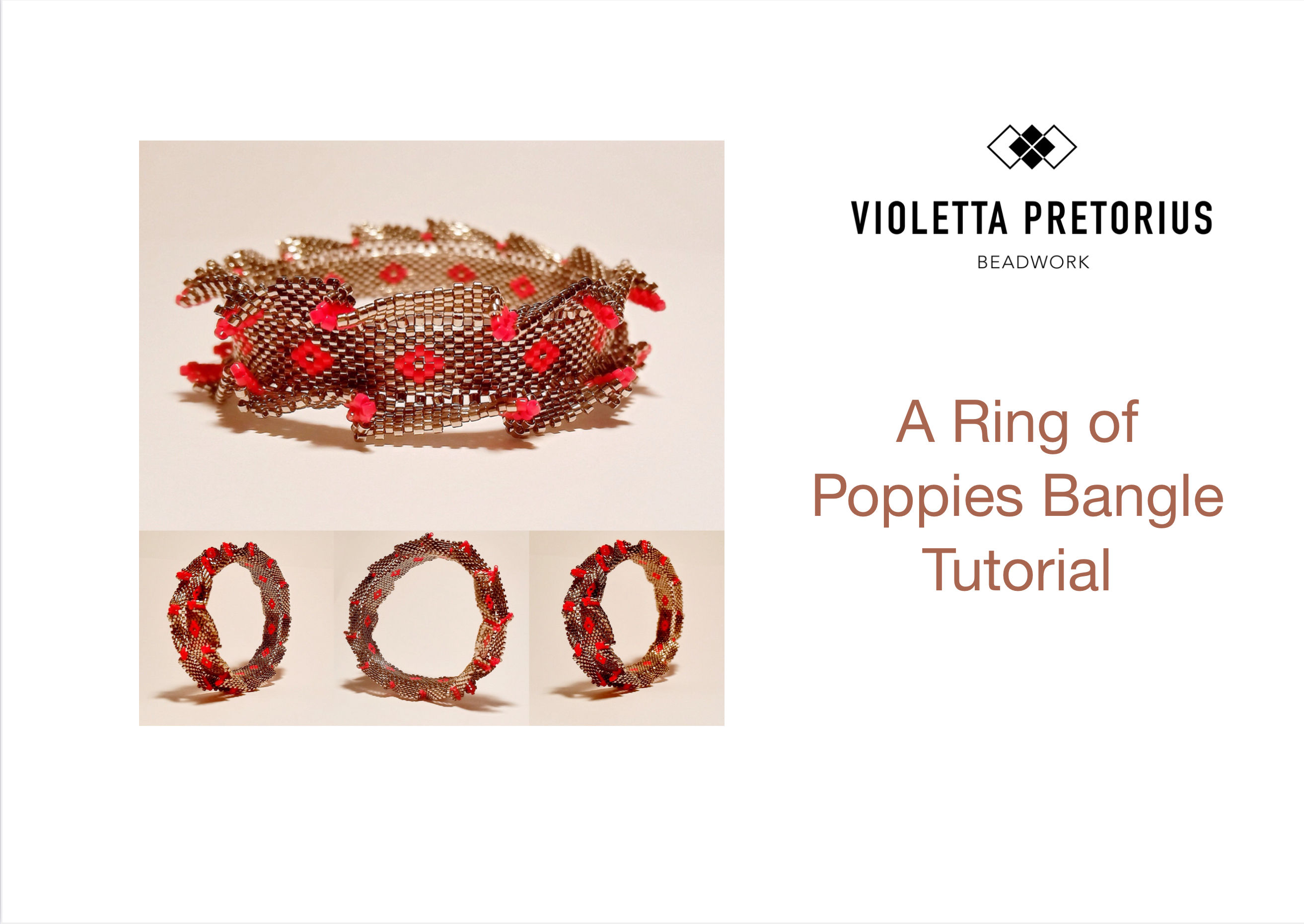 A Ring of Poppies Bangle Tutorial
