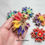 Thumbnail: Posie Brooch in Warm Colours