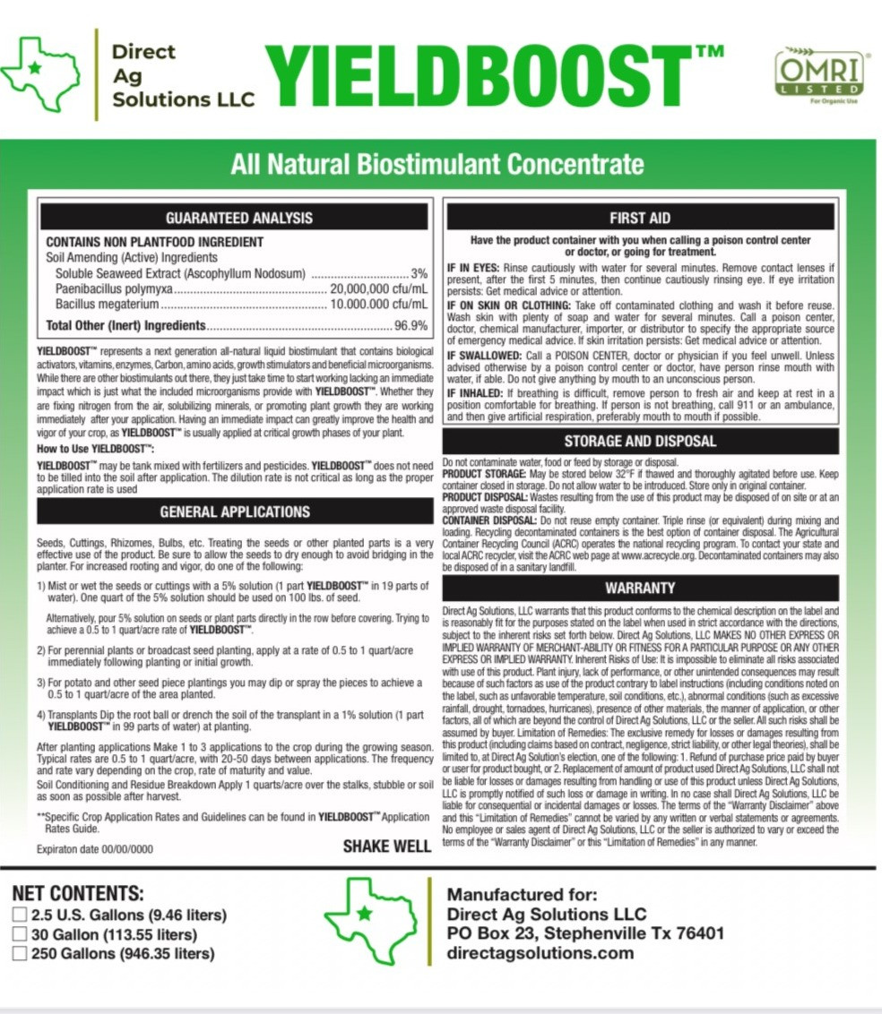 YIELDBOOST Organic Bio-Stimulant