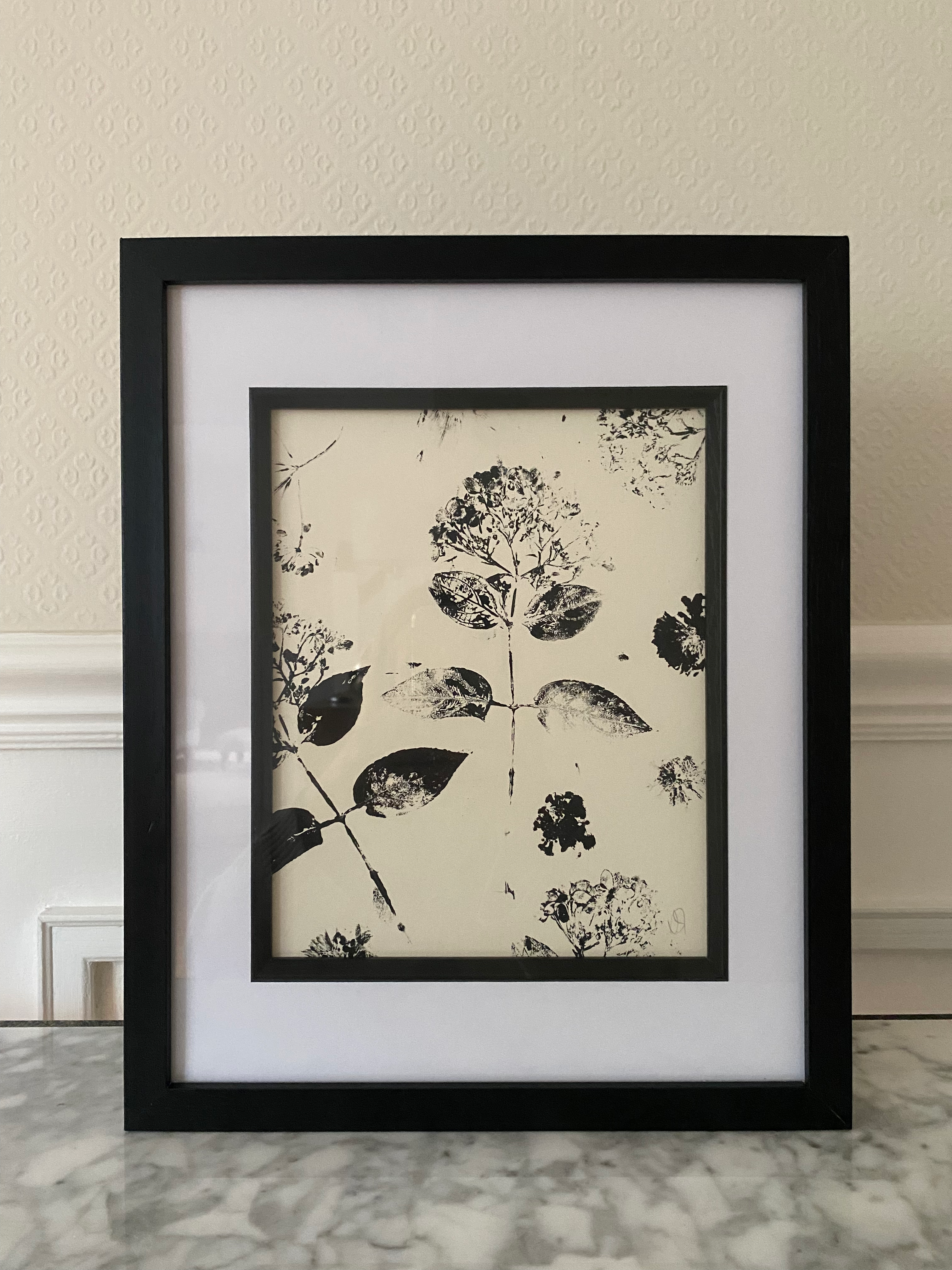 Flower print no. 15 - double mount