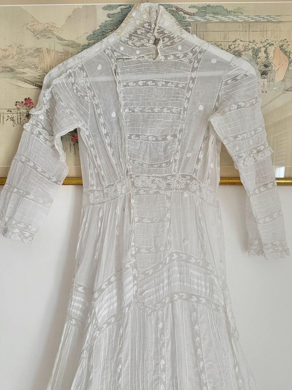Thumbnail: RARE ! Robe antique c.1910 - T.XXS/XS