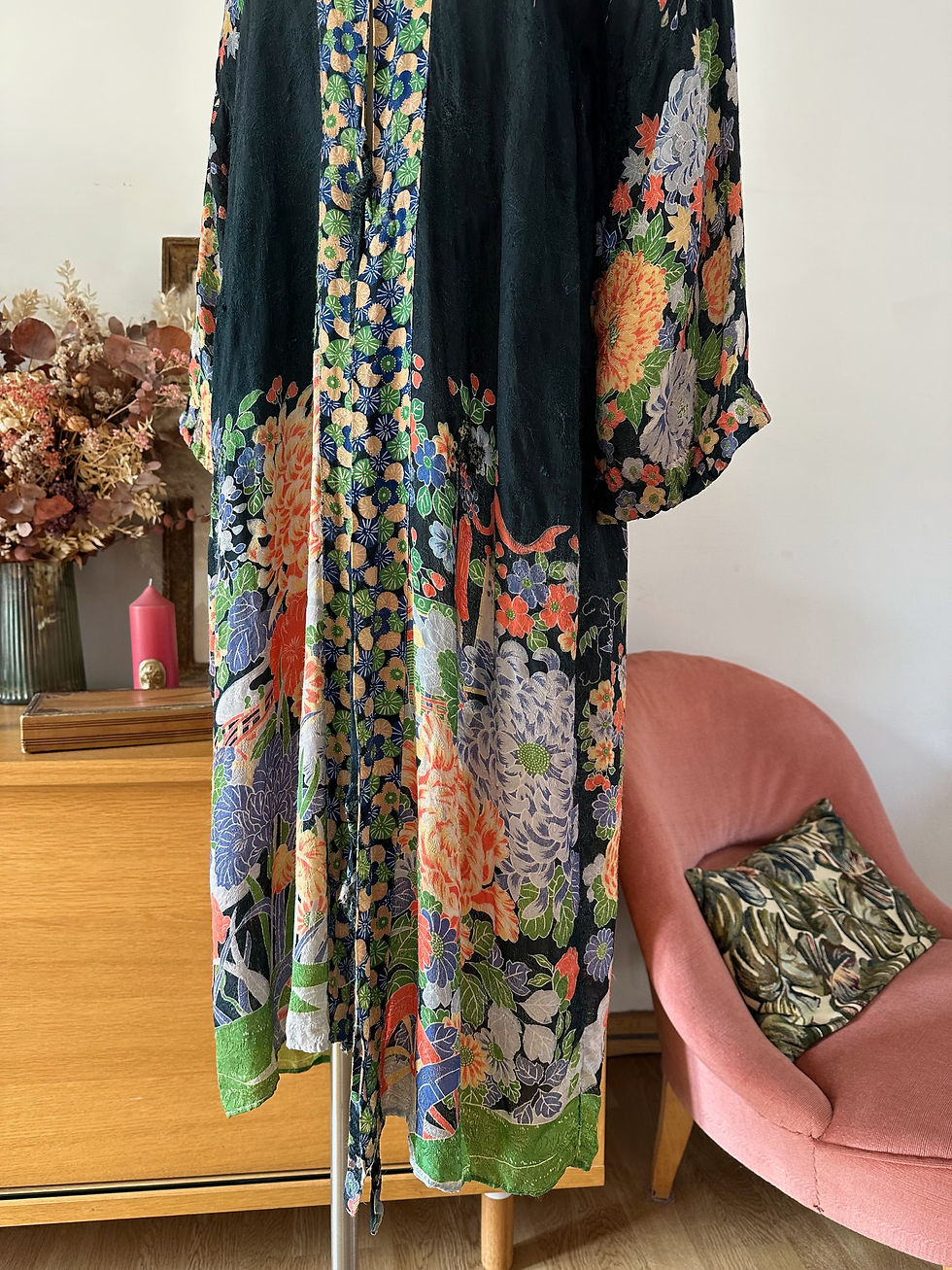 Thumbnail: Kimono antique des années 20 - XS/M