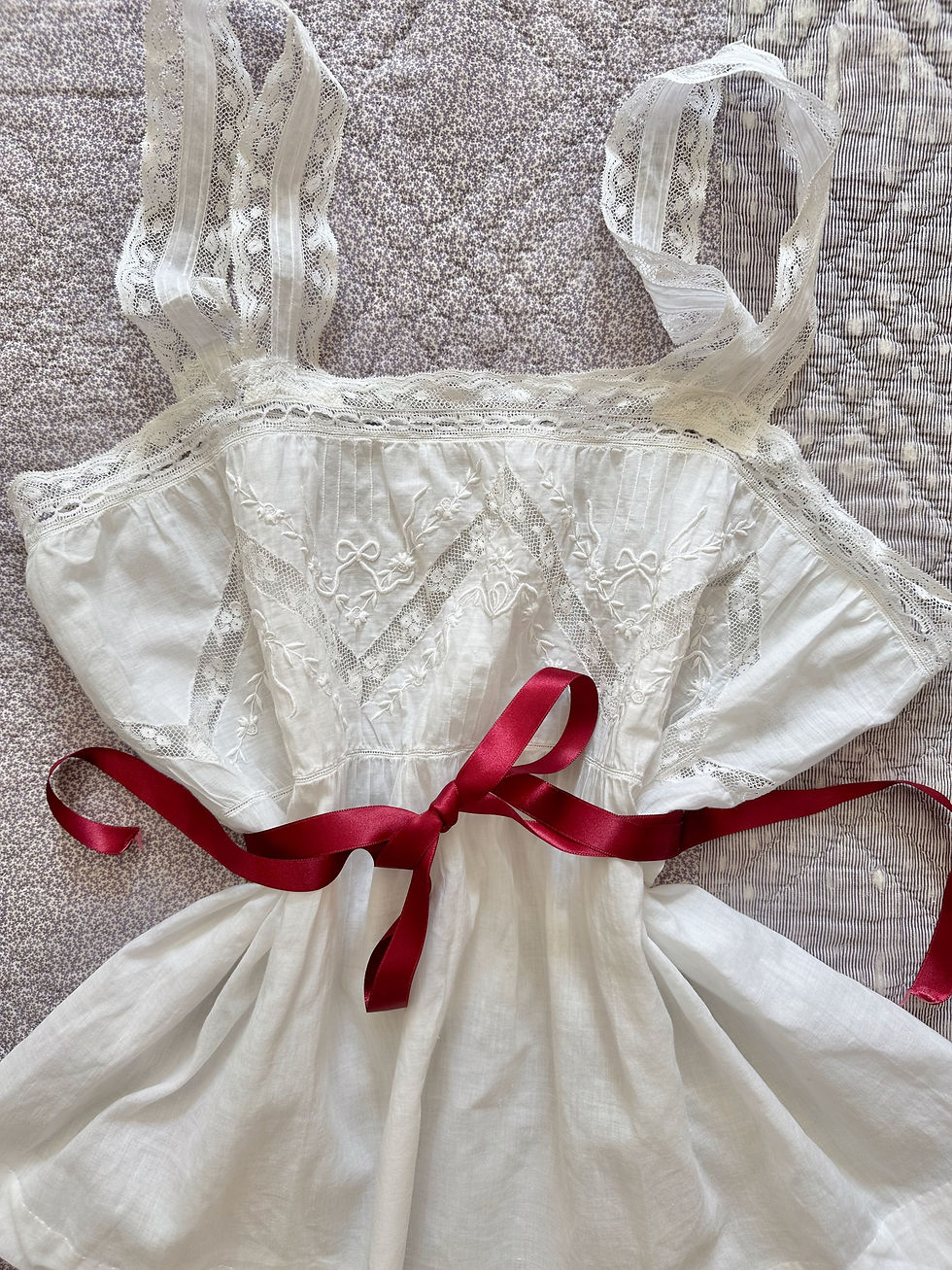 Thumbnail: Haut antique début XXème - Edwardian top c.1900 - XS/M