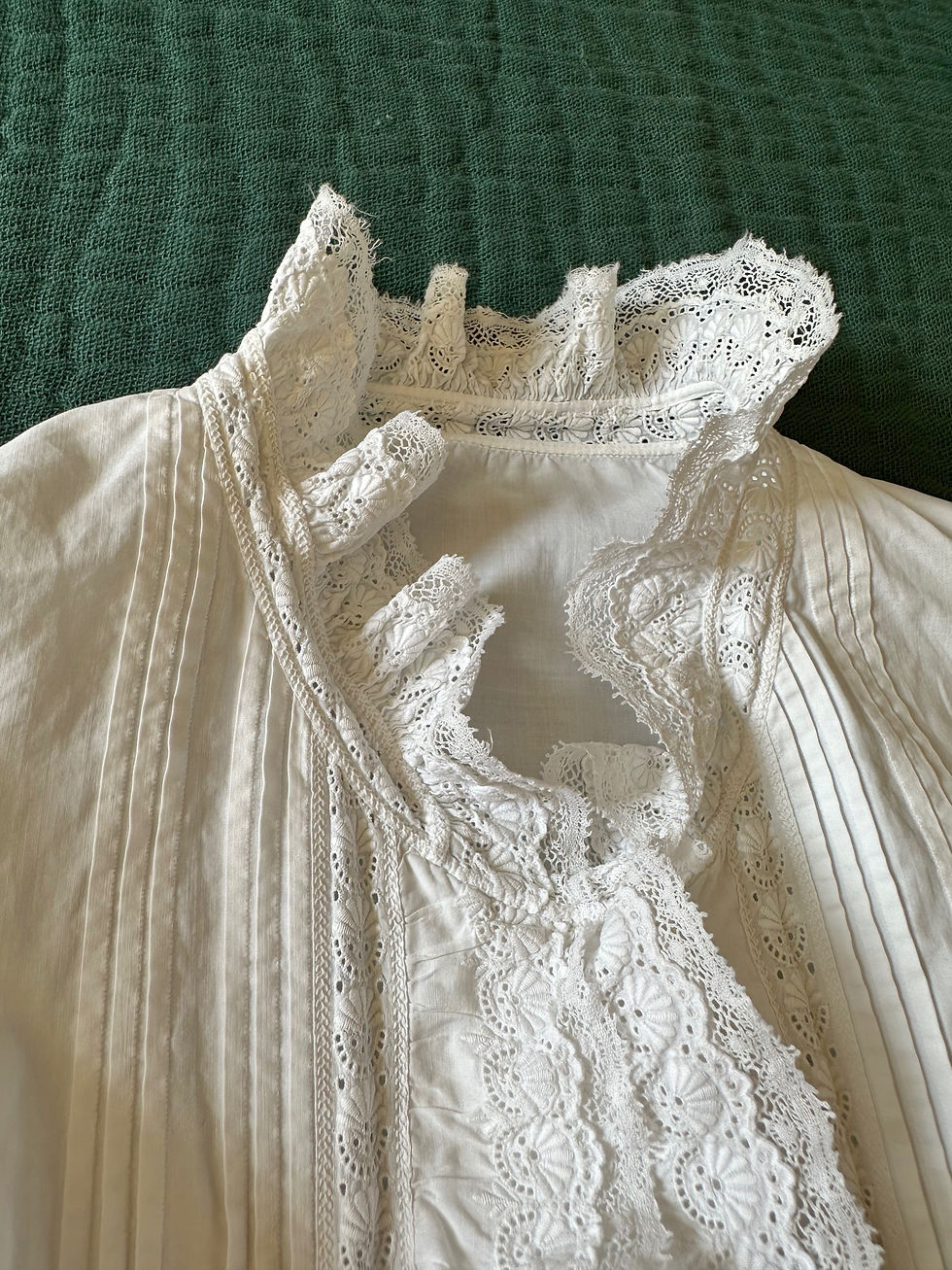 Miniature : Chemise antique début XXème - T.S au L