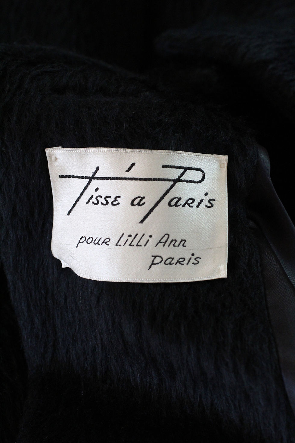 Thumbnail: Manteau en mohair Lilli Ann c.1960 - XS au M