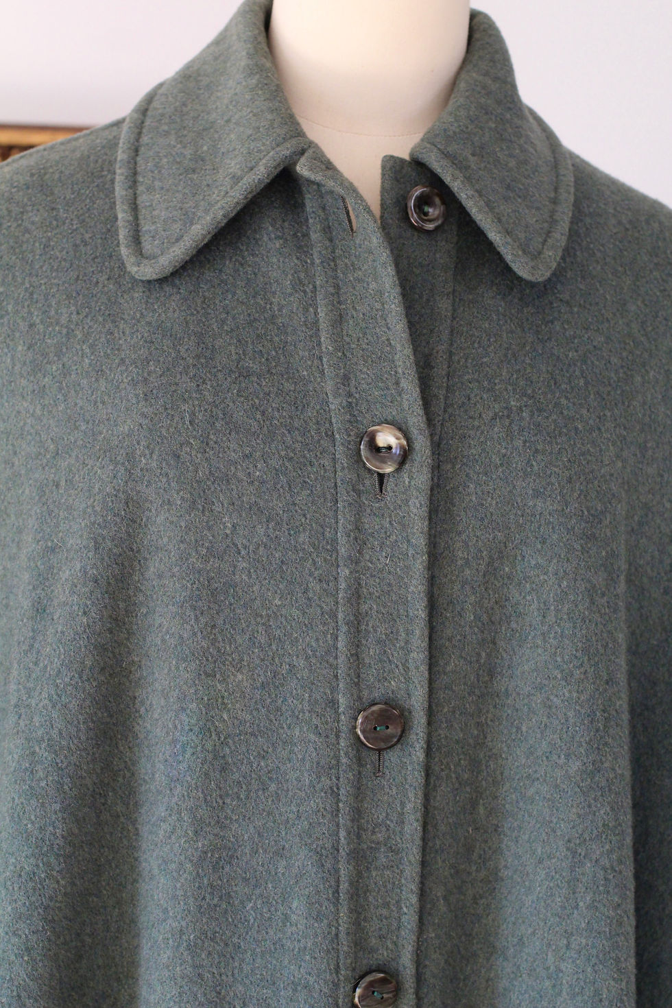 Miniature : Cape en laine Yves Saint Laurent Rive Gauche - XS/L