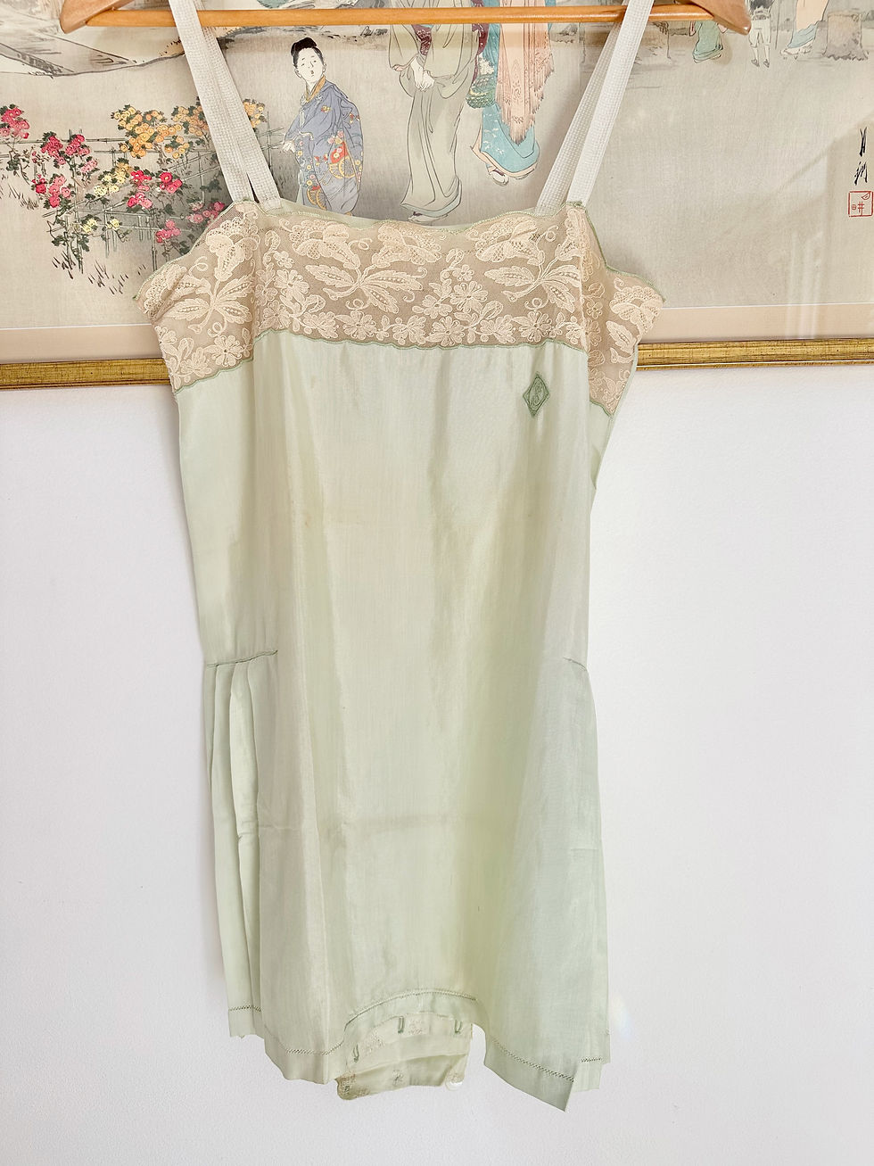 Thumbnail: Teddy vert d'eau c.1920 - XS/M