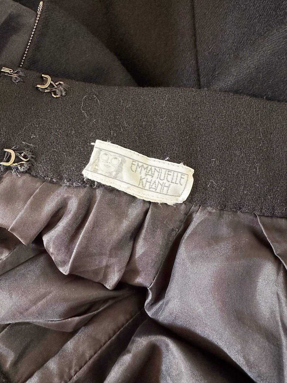 Miniature : Jupe en laine Emmanuelle Khanh - T.S