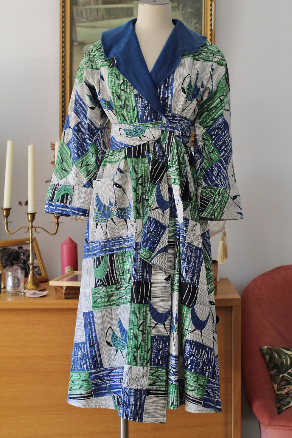 Miniature : Robe manteau des années 50 - T.XS/L