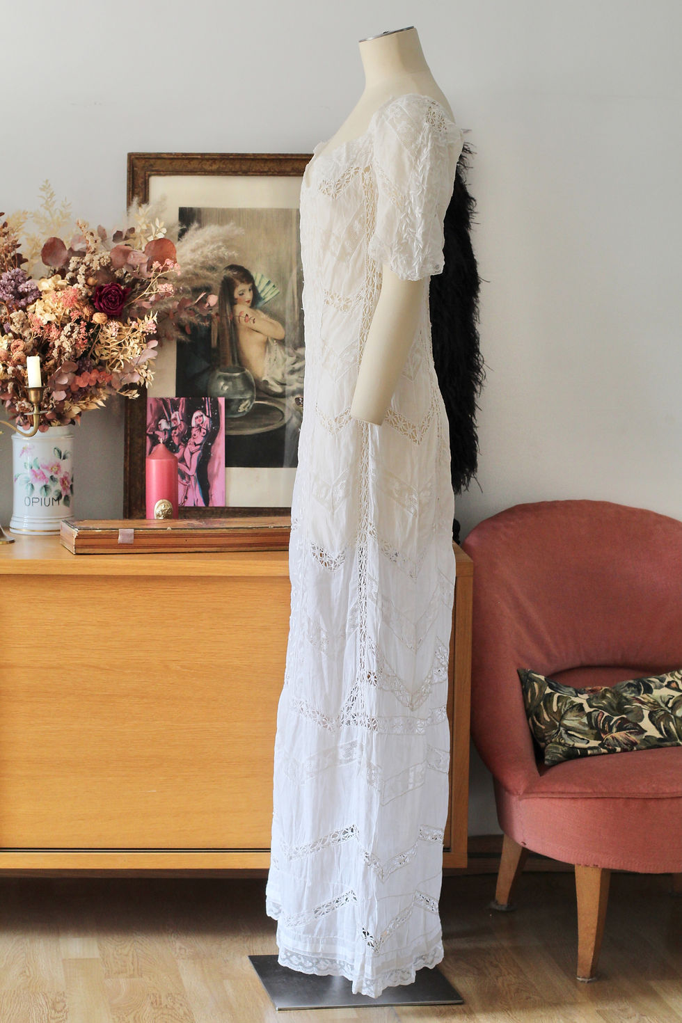 Miniature : RARE ! Robe antique c.1910 - French antique nightgown