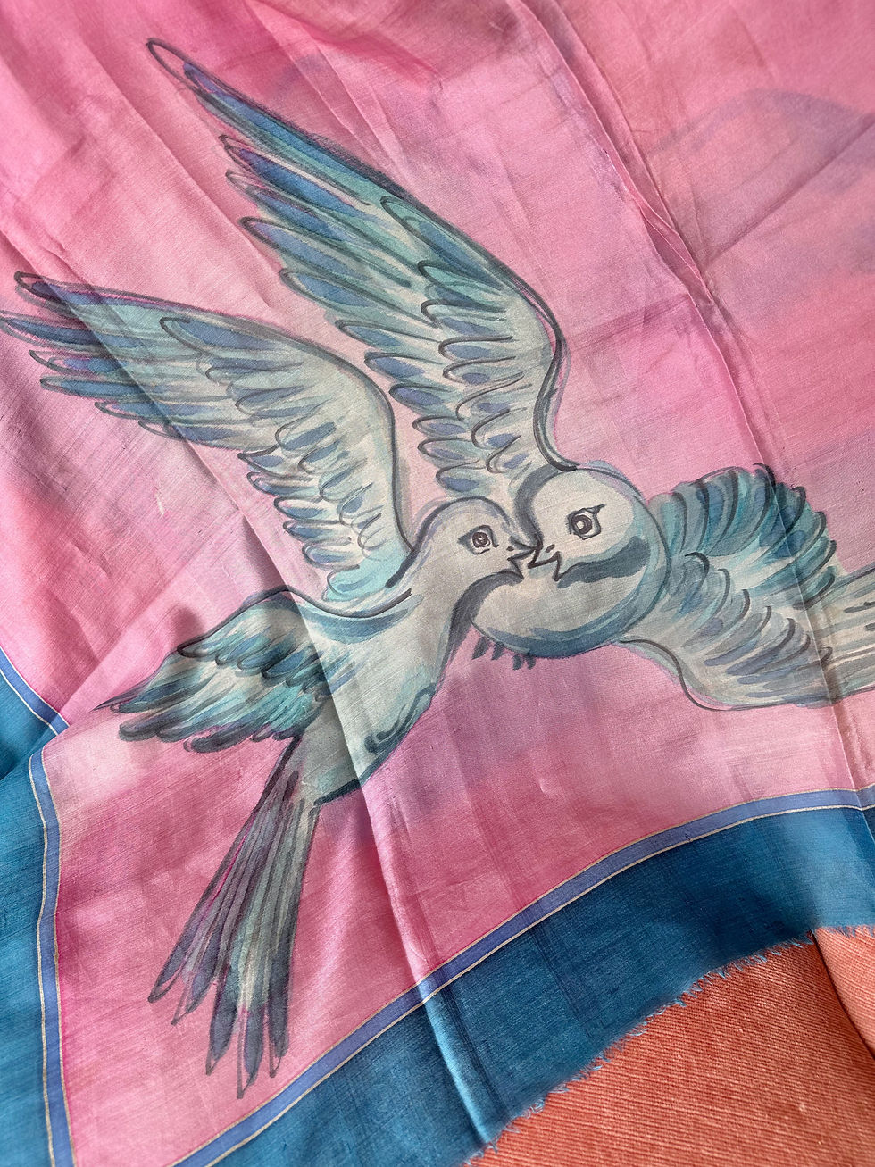 Miniature : Foulard en mousseline de soie