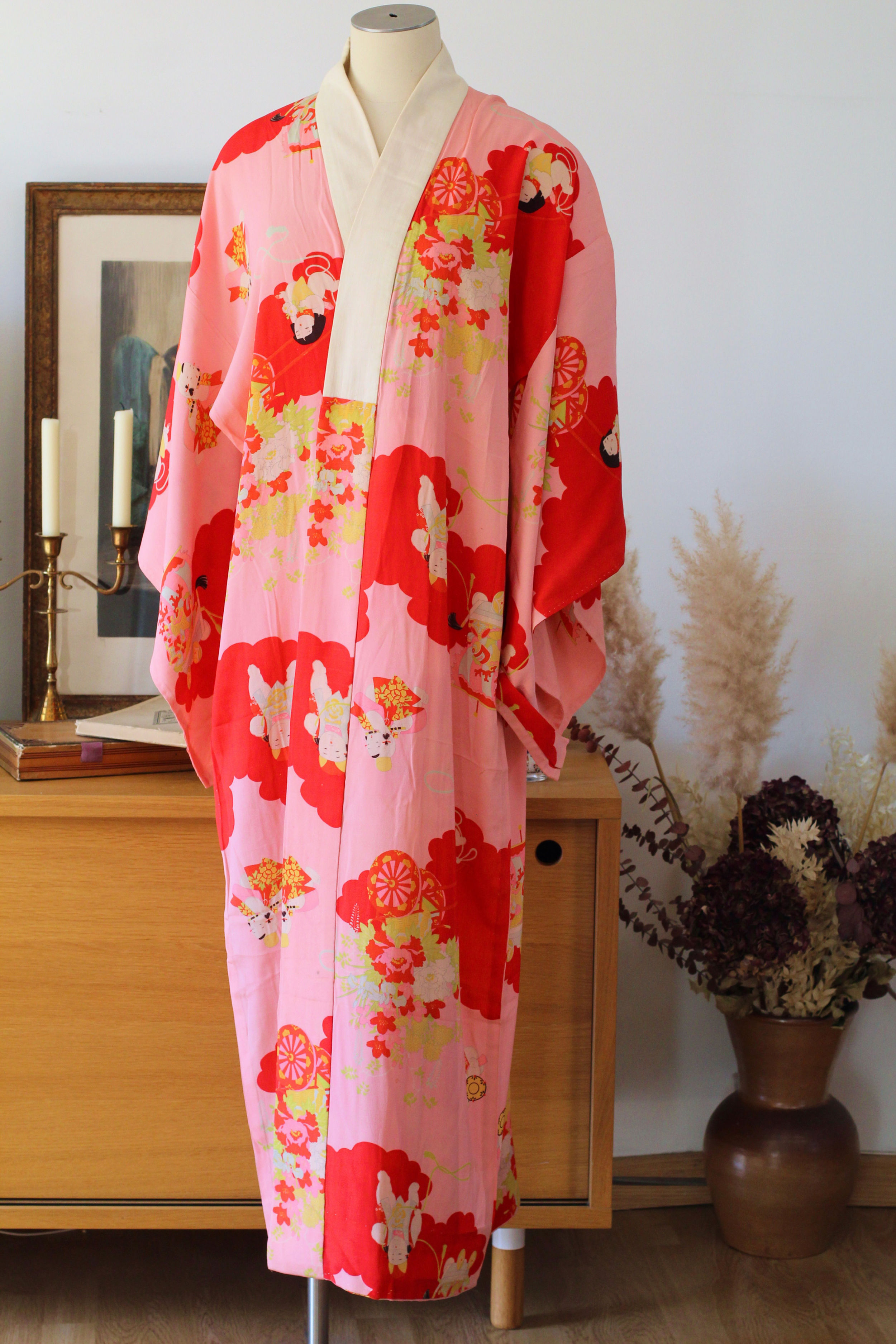 Juban en soie c.1920 - Taille unique