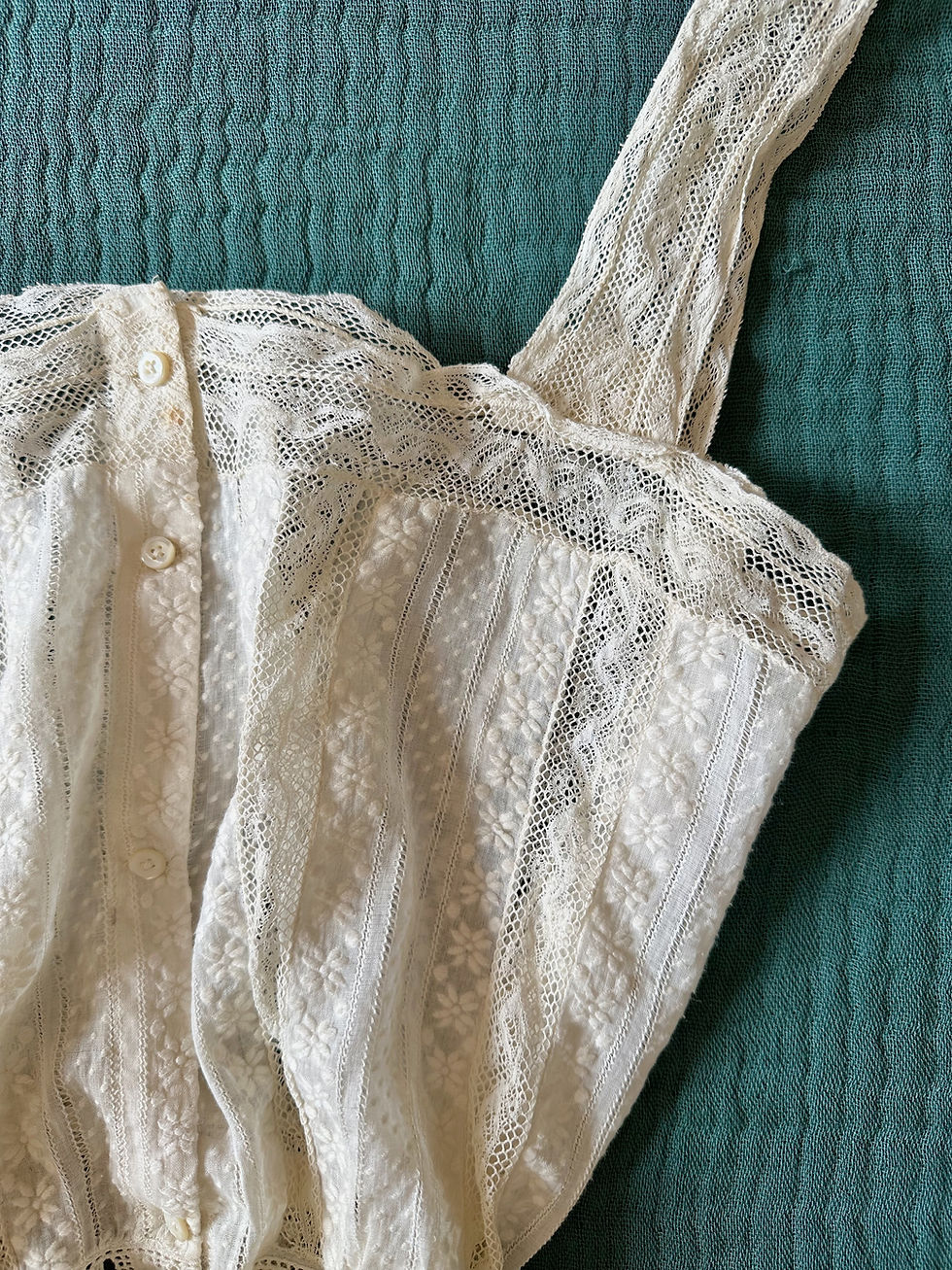 Miniature : Cache-corset antique début XXème - T.XS & S