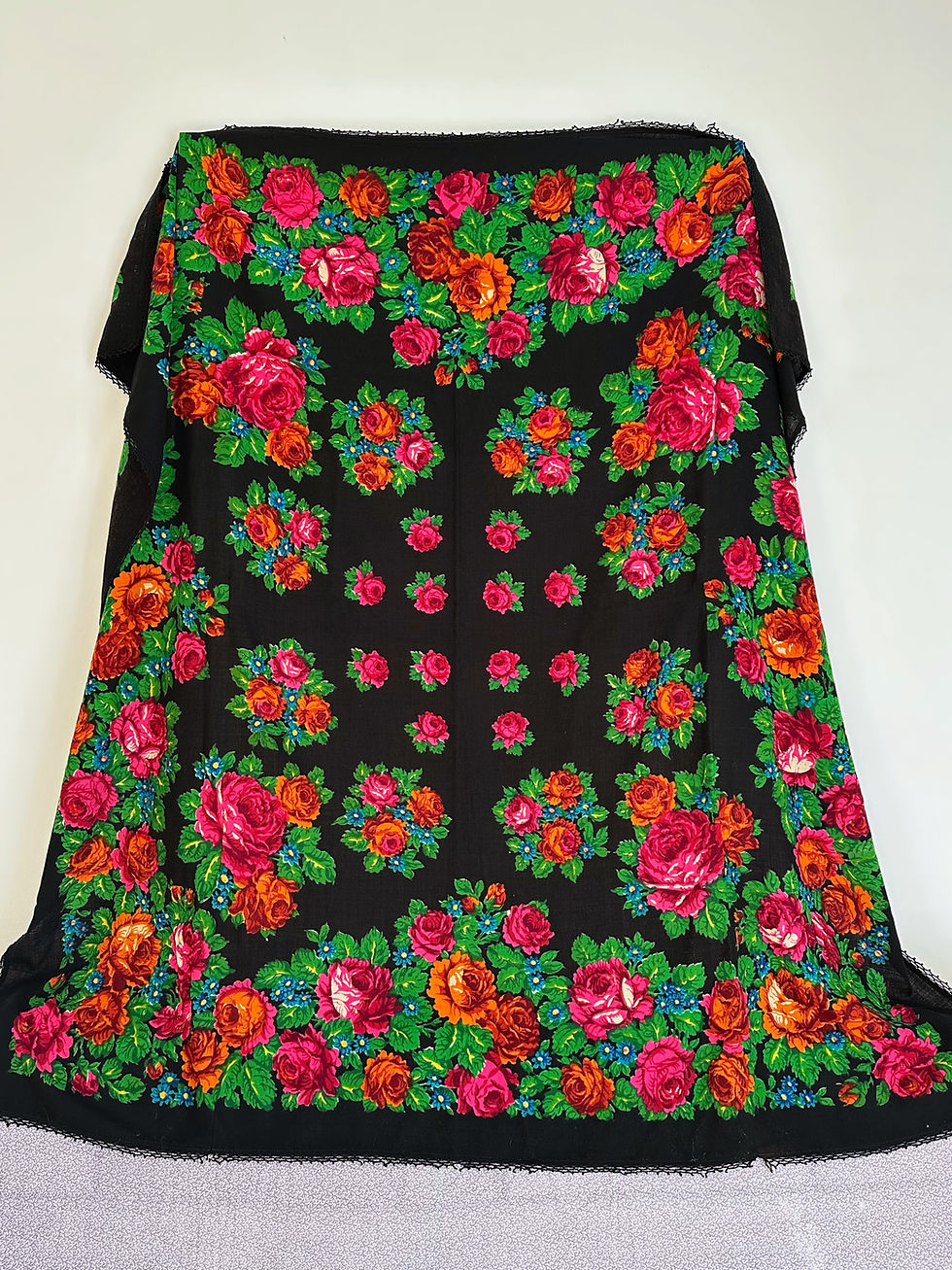 Miniature : Châle russe en laine