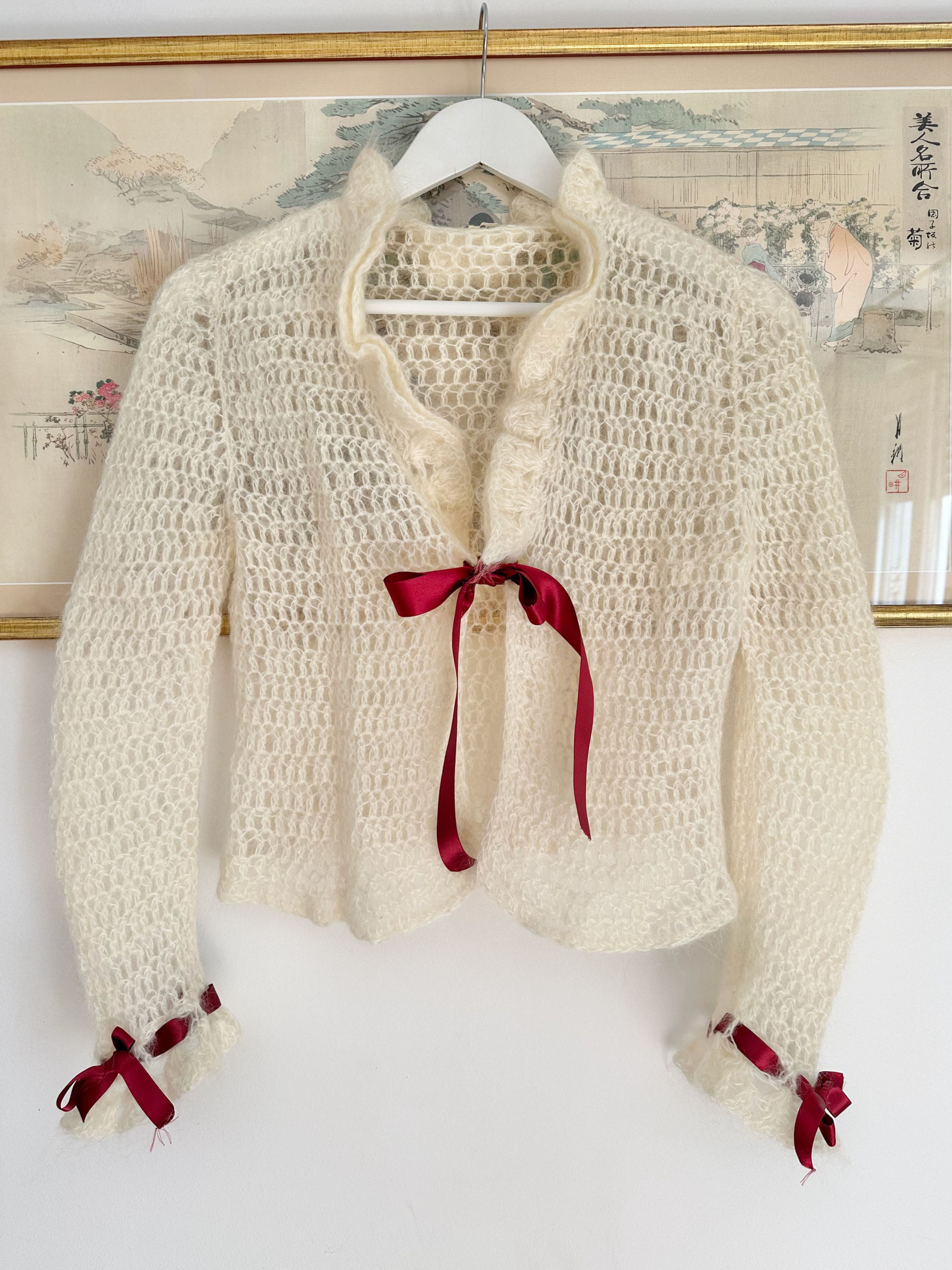 Liseuse en maille c.1960