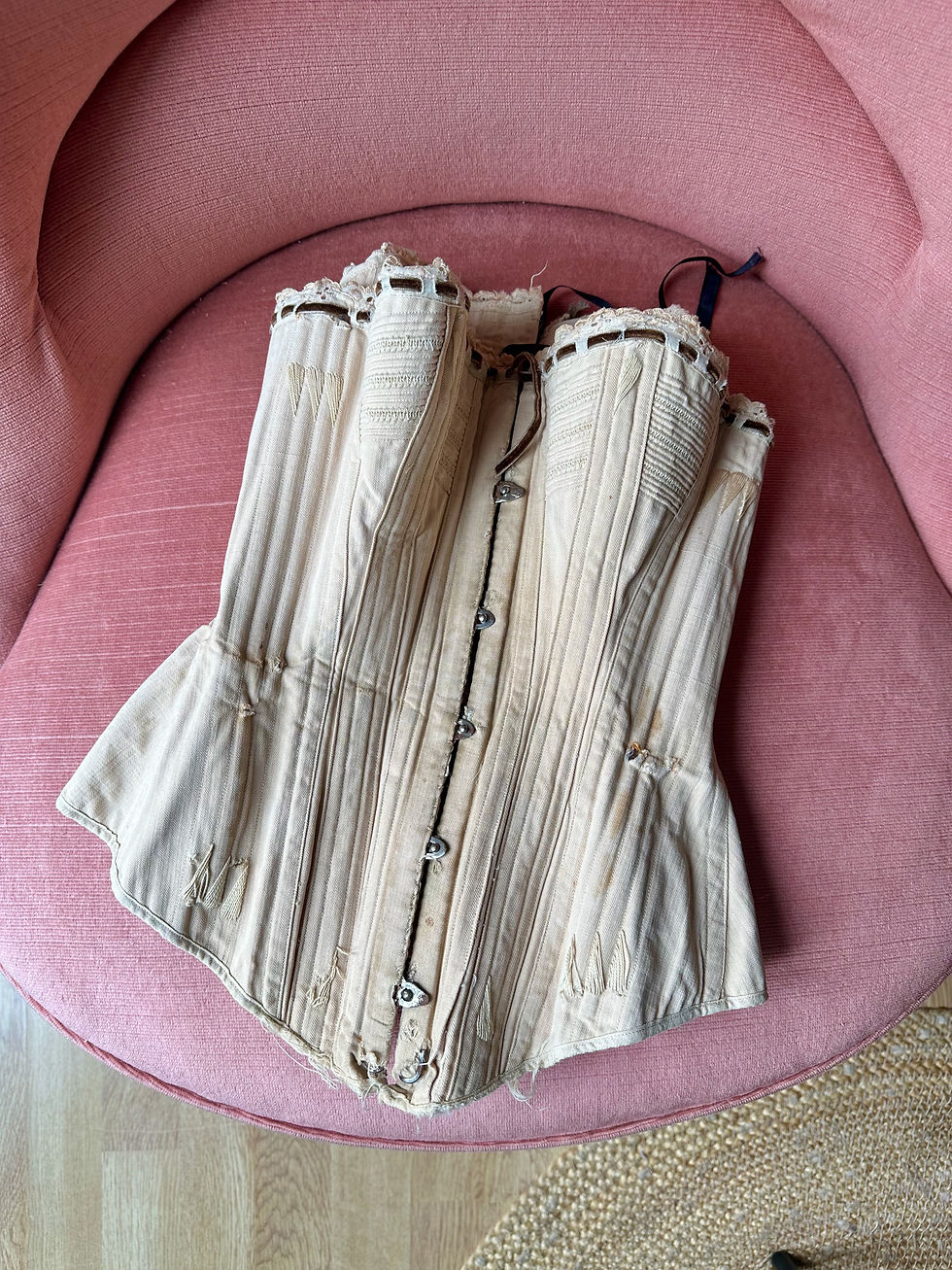 Miniature : RARE ! French antique corset c.1880 - Victorian corset