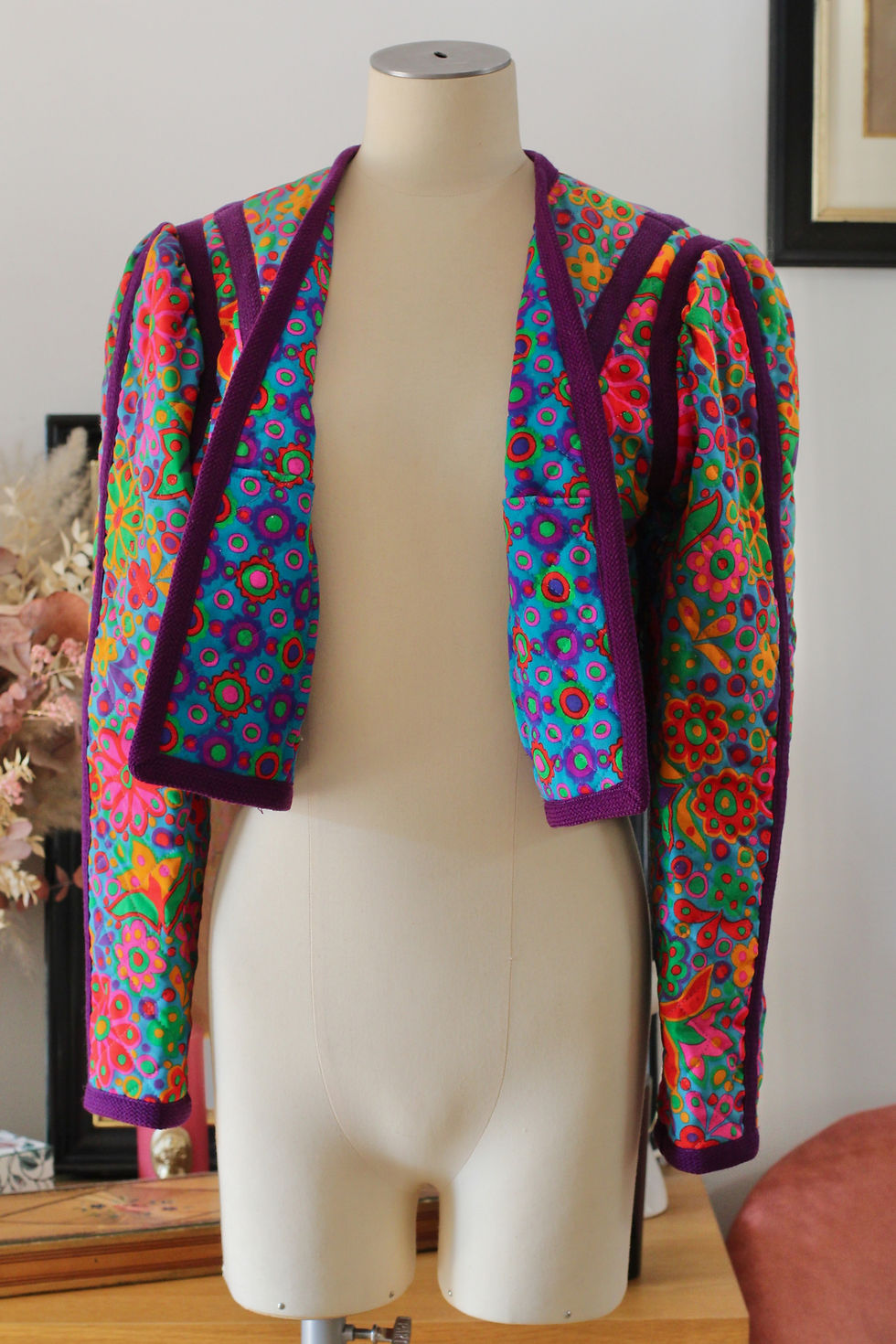 Miniature : RARE ! Veste matelassée Yves Saint Laurent Rive Gauche - S/M