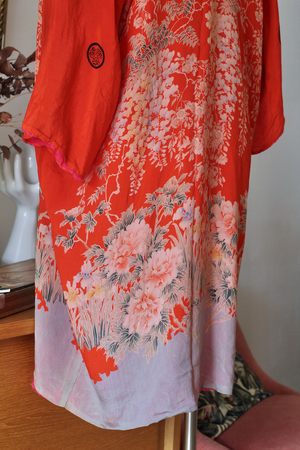Thumbnail: Kimono antique en soie c.1900/20