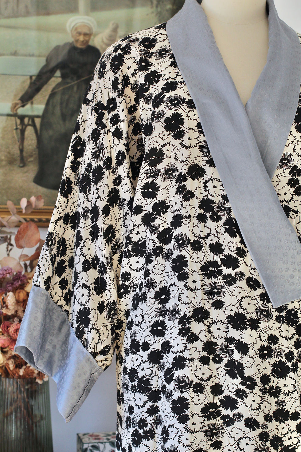 Thumbnail: Déshabillé / Kimono des années 1930 - T.U