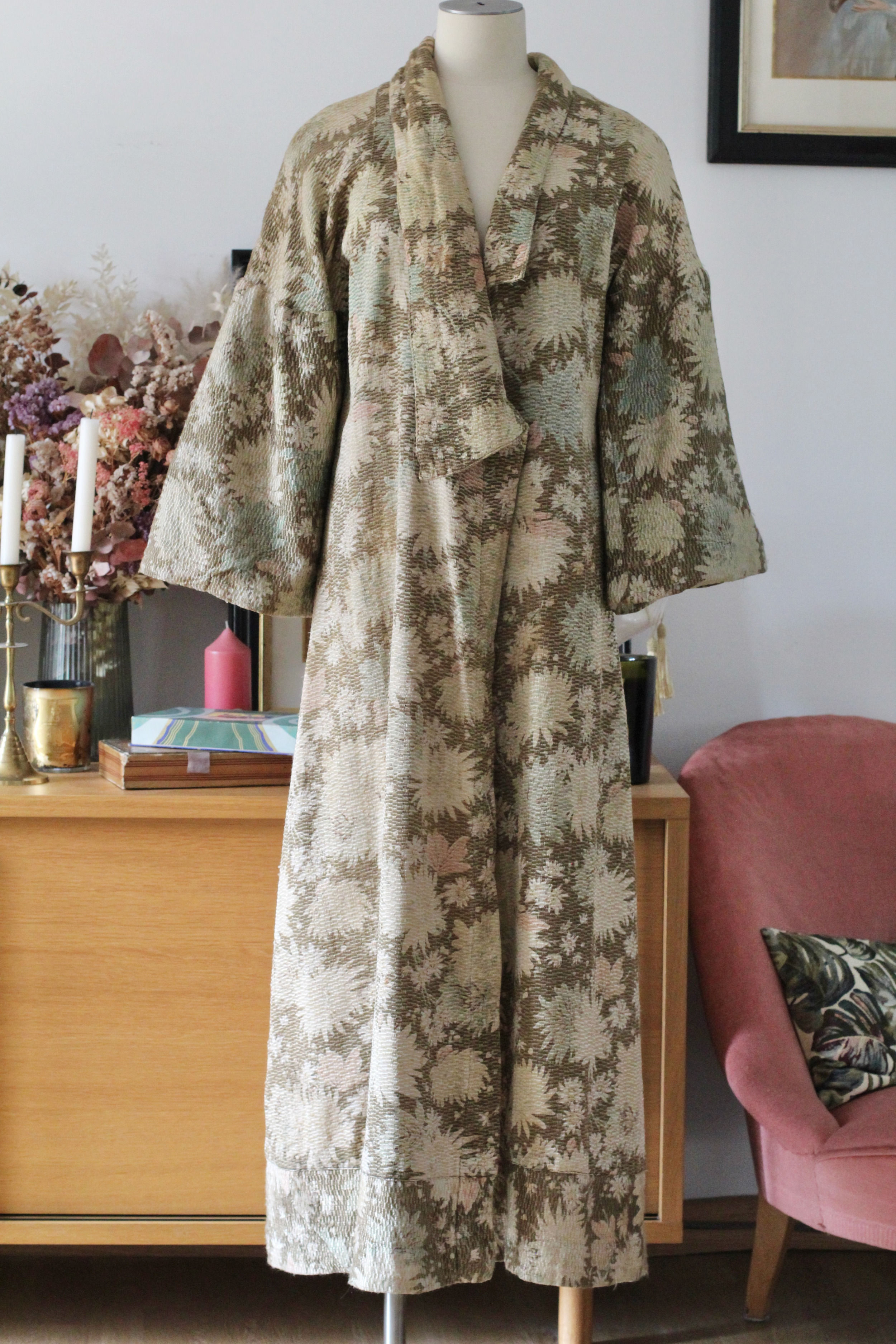 Kimono en soie c.1930 - T.XS/M