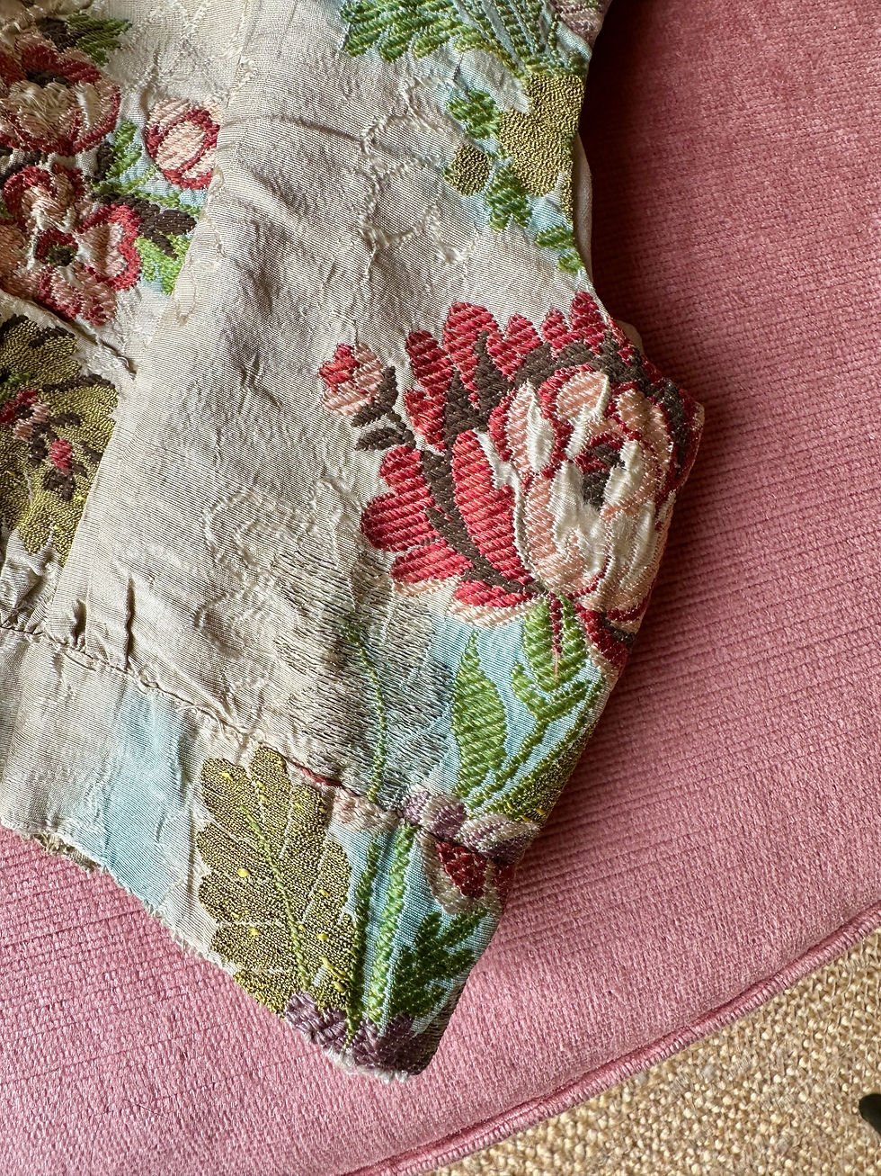 Miniature : RARE ! Corsage antique XVIIIème - Pièce de musée