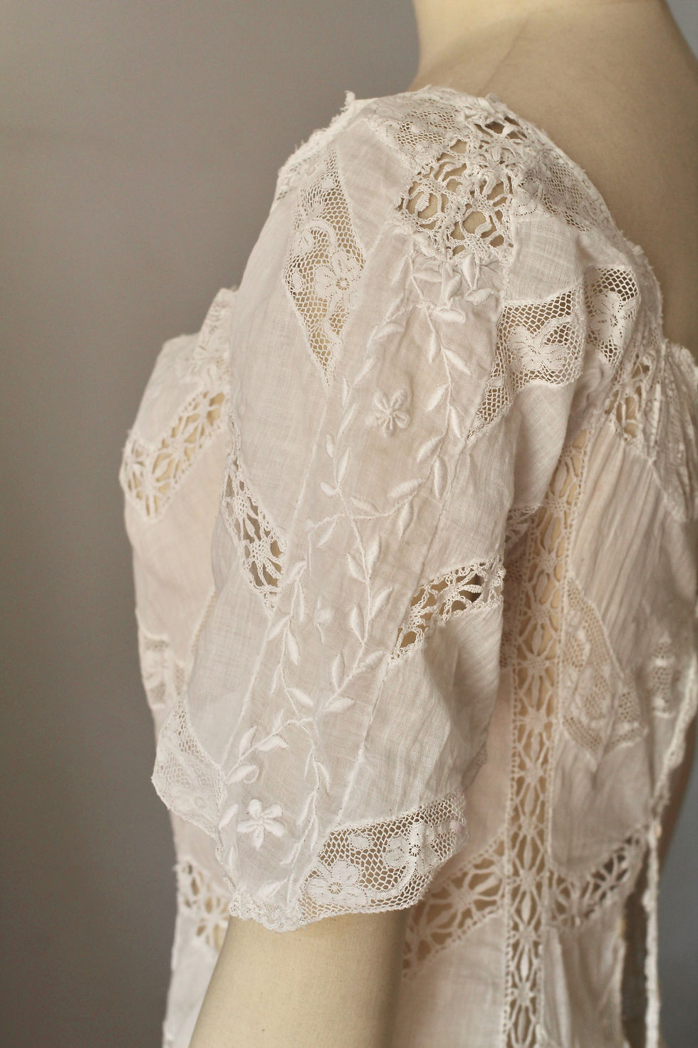 Miniature : RARE ! Robe antique c.1910 - French antique nightgown