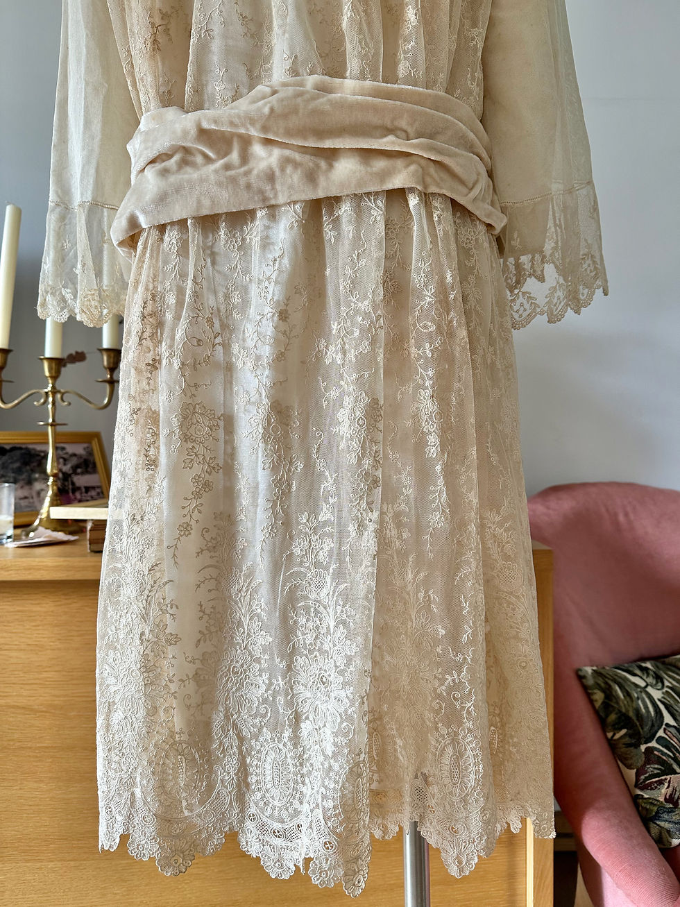 Thumbnail: Robe de mariée des années 20 - T.XS/S