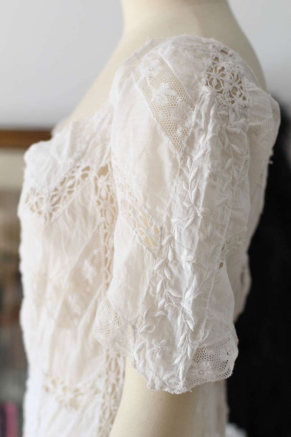 Miniature : RARE ! Robe antique c.1910 - French antique nightgown