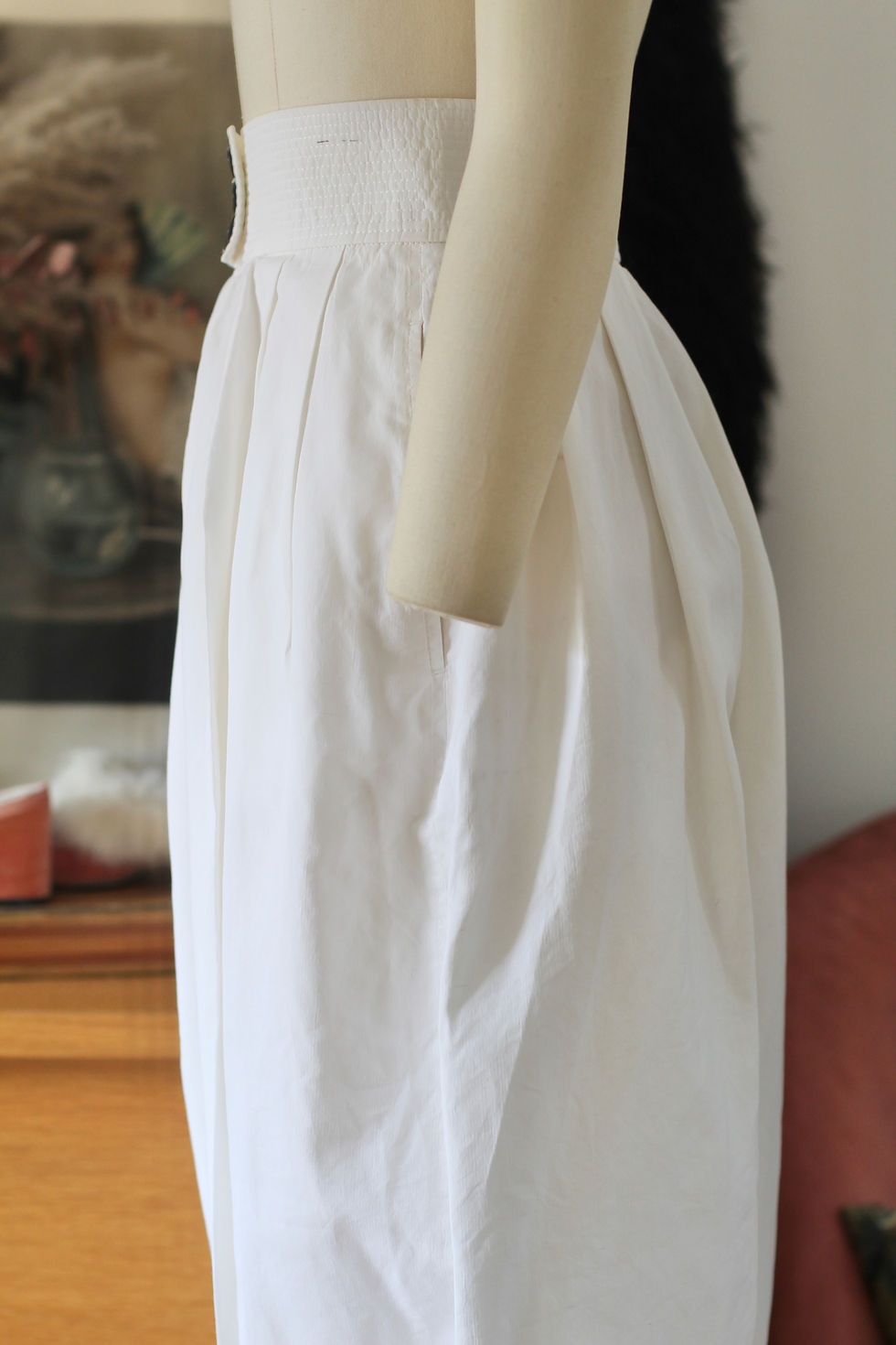 Miniature : Pantalon Sarouel Yves Saint Laurent Rive Gauche - 90's YSL harem pant