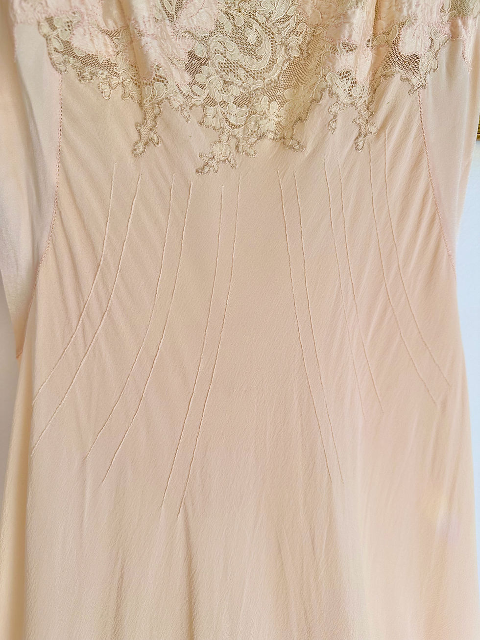 Miniature : Robe / Nuisette longue en soie c.1930