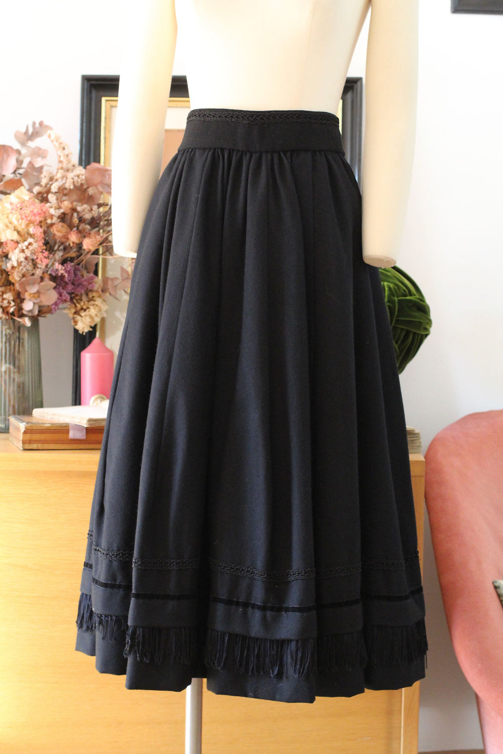 Miniature : Jupe en laine Emmanuelle Khanh - T.S