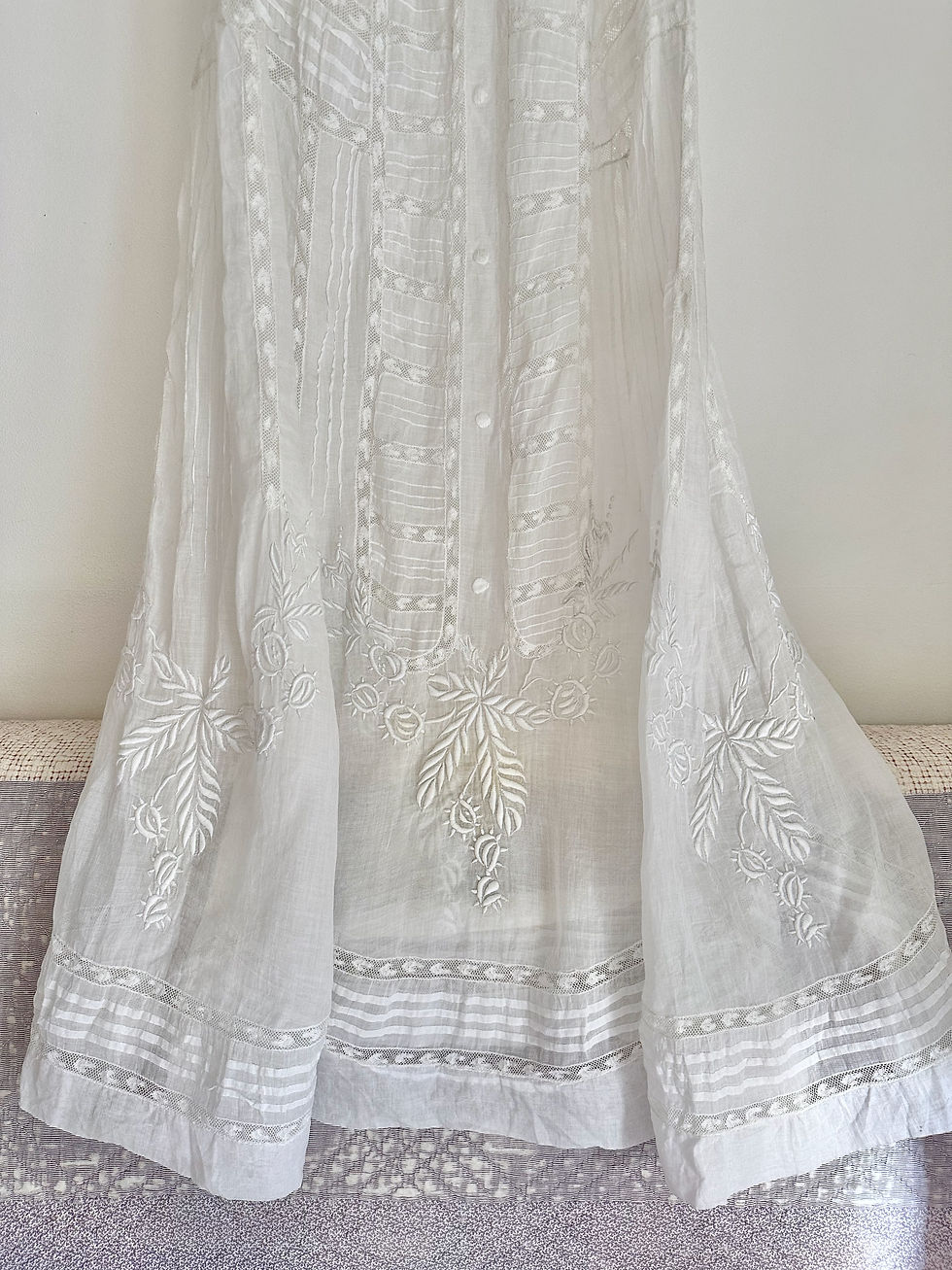 Thumbnail: RARE ! Robe antique c.1910 - T.XXS/XS