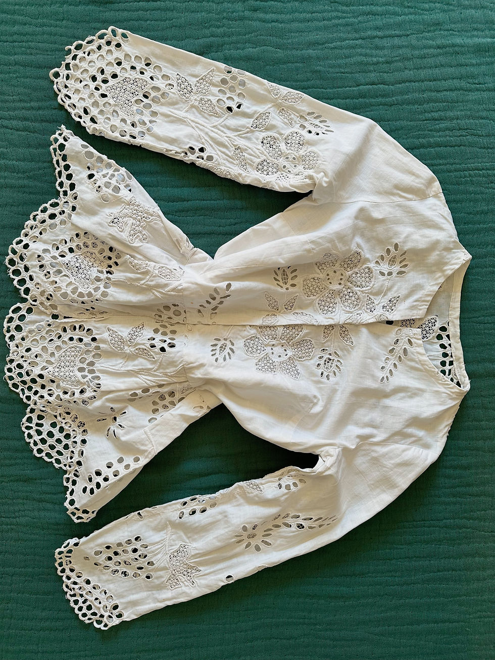 Miniature : French antique corsage c.1910