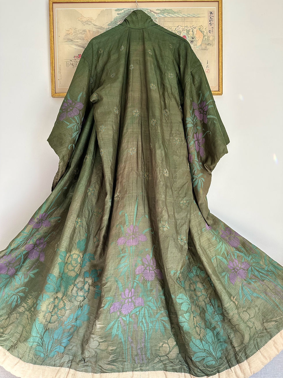 Thumbnail: RARE - Kimono antique en soie - XIXème siècle