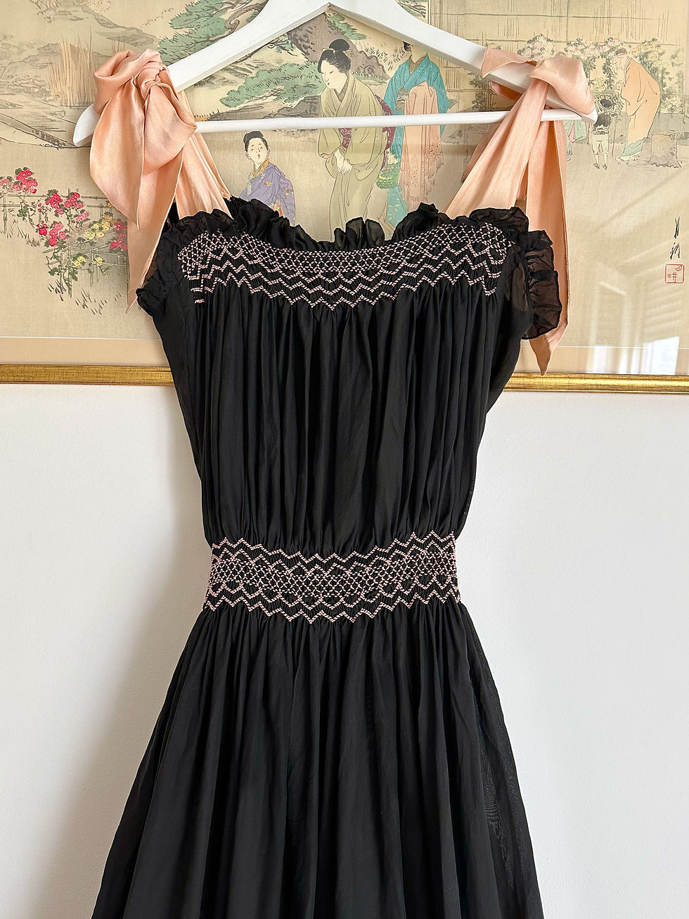 Thumbnail: RARE ! Robe nuisette en soie c.1930 - T.XS/M