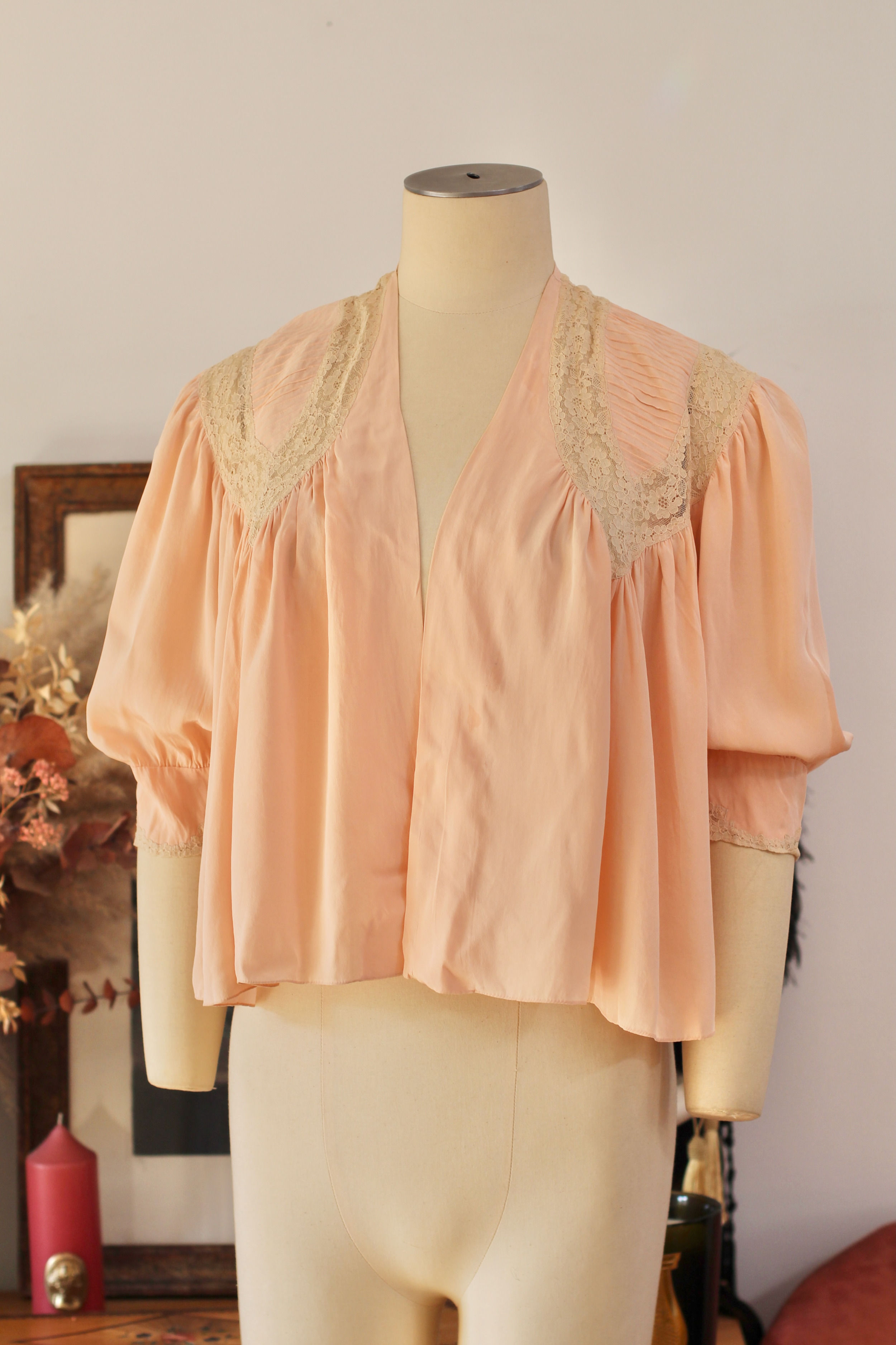 Liseuse en soie c.1930 - XS/L