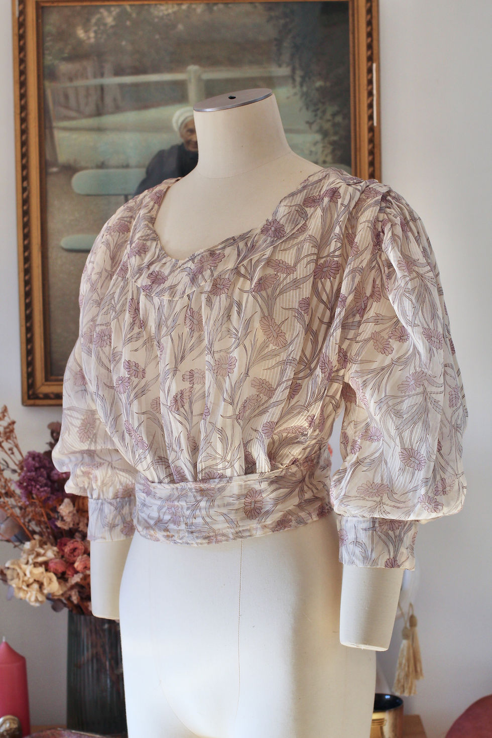 Miniature : Rare ! Corsage Art Nouveau c.1900/1910