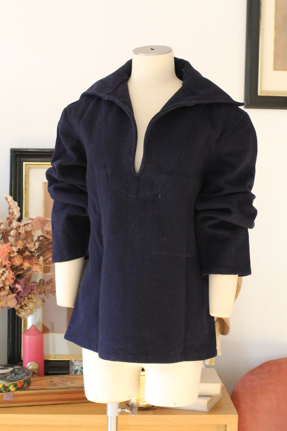 Miniature : Vareuse en laine marine Le Glazic - T.M/L