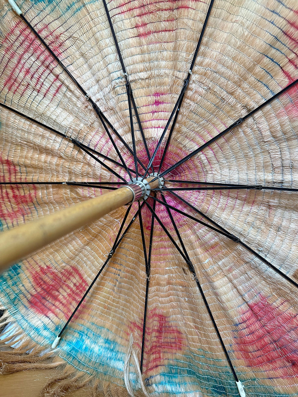 Miniature : Ombrelle Tiki c.1950/60