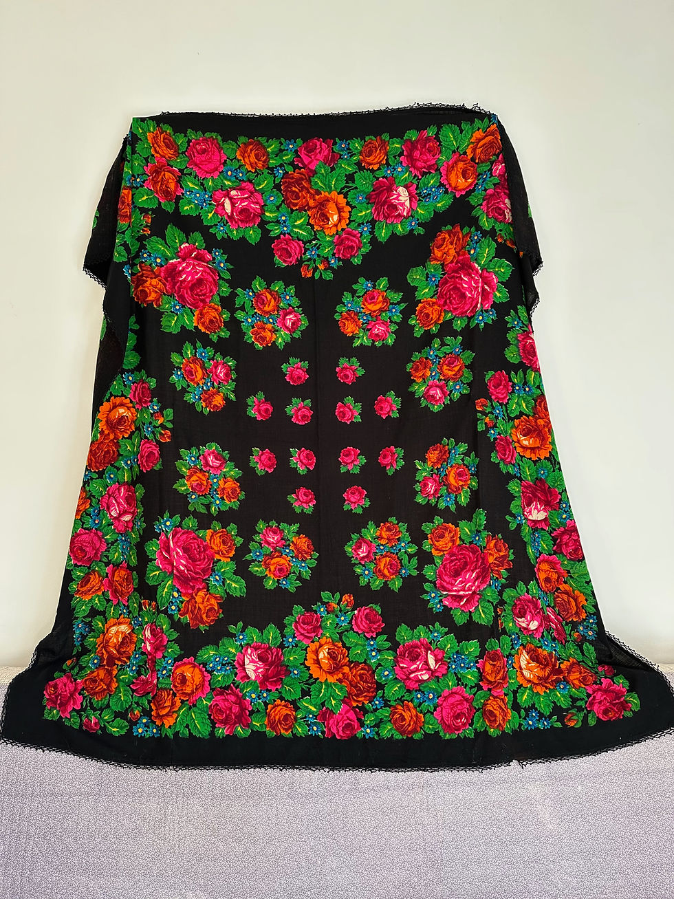 Miniature : Châle russe en laine