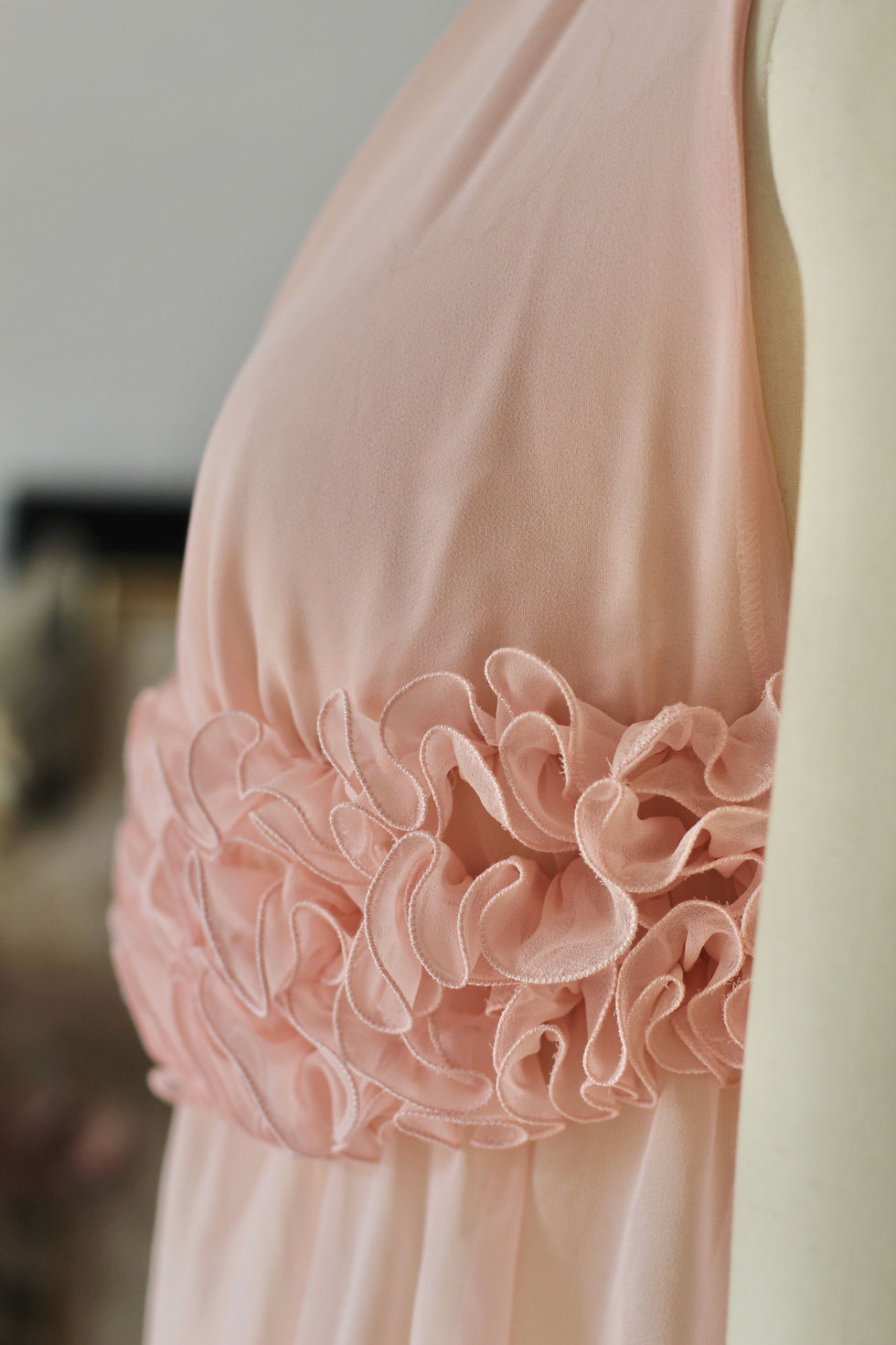 Miniature : Nuisette babydoll c.1960 - Rose - T.M/XL