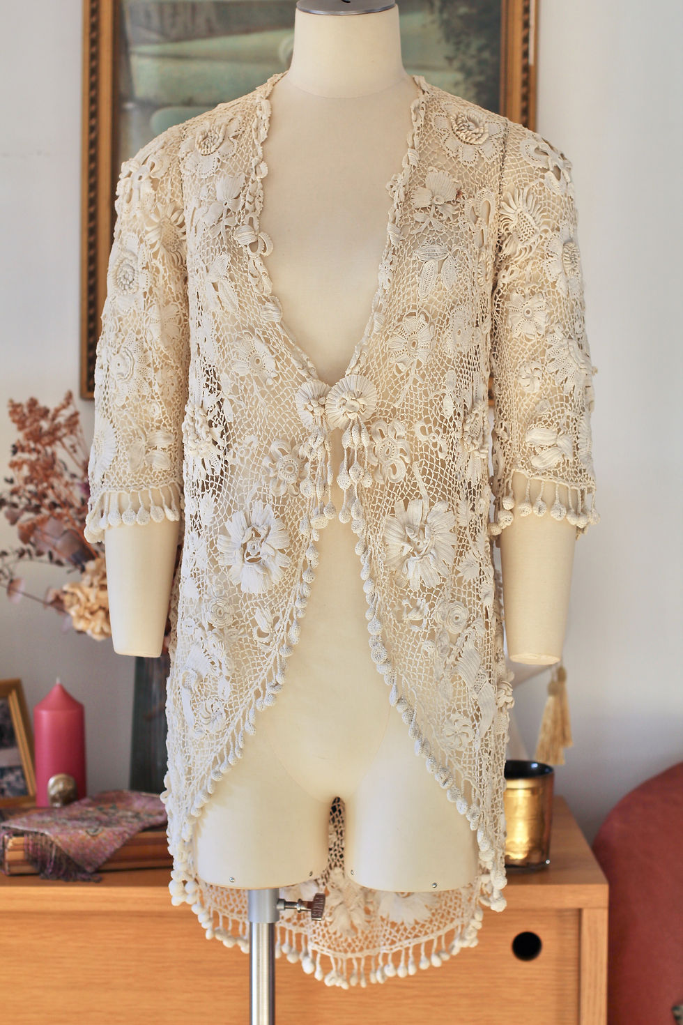 Edwardian jacket / Veste antique en dentelle d'Irlande
