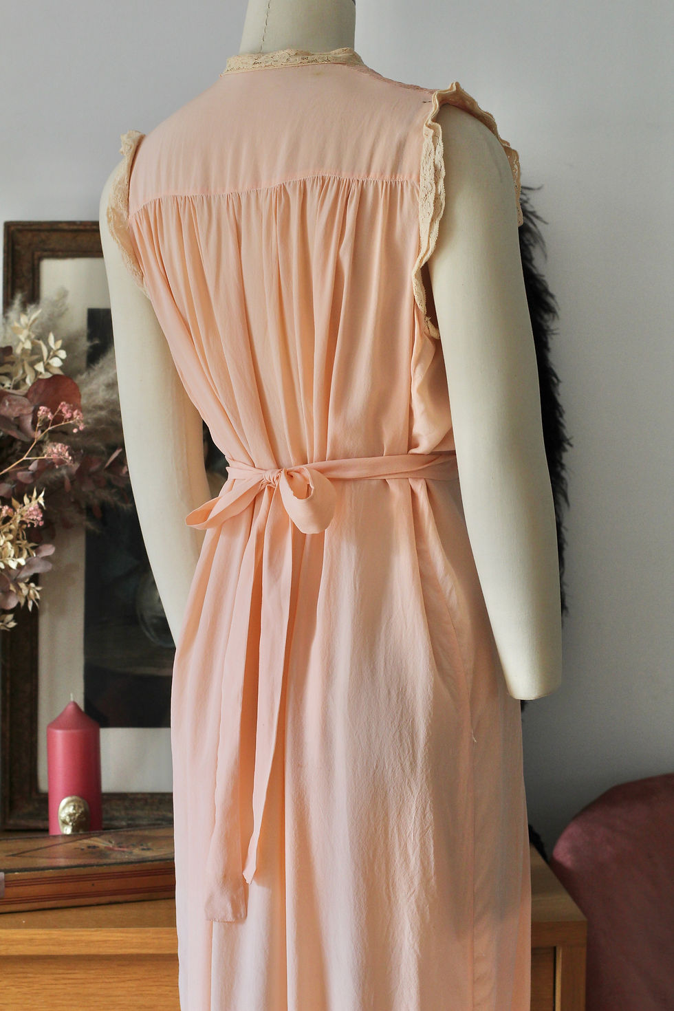 Miniature : Nuisette longue en soie c.1930